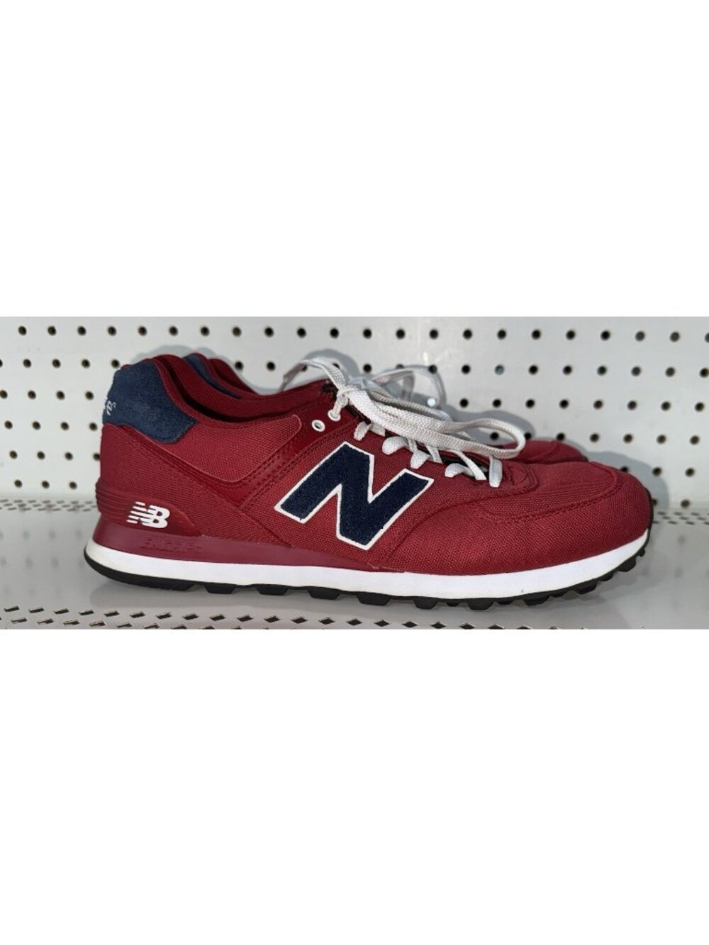 New Balance 574 Pique Polo Pack Mens Athletic Shoes Sneakers Size 11 Red Blue
